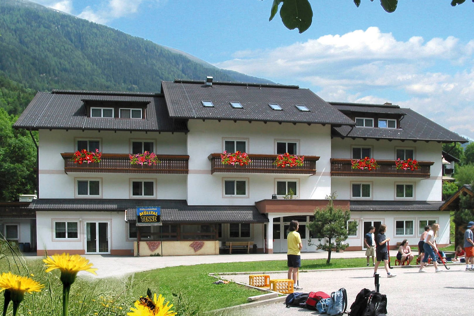 Room and club areas at the Actionhotel in Flattach