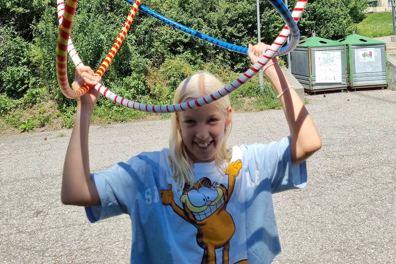 Circus workshop at the Circuscamp in Flattach