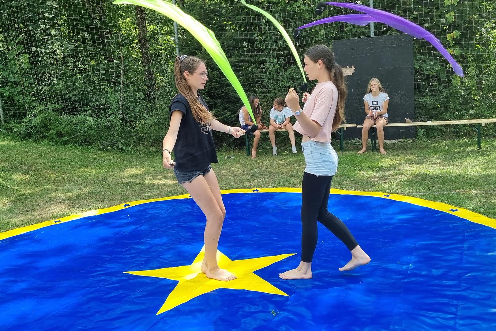 Circus workshop at the Circuscamp in Flattach